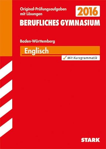 9783849018870: Abiturprfung Berufliches Gymnasium Baden-Wrttemberg - Englisch