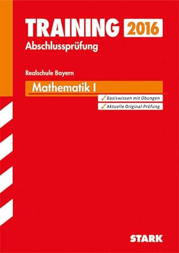 9783849019204: Training Abschlussprfung Realschule Bayern - Mathematik I