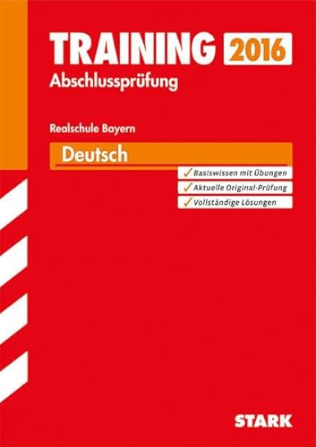 Beispielbild fr Training Abschlussprfung Realschule Bayern - Deutsch zum Verkauf von medimops