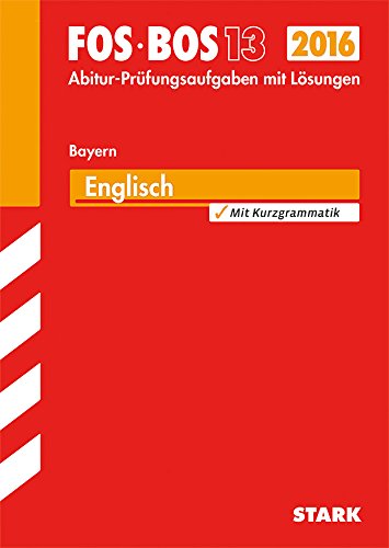 Beispielbild für Abiturprüfung FOS/BOS Bayern - Englisch 13. Klasse zum Verkauf von medimops
