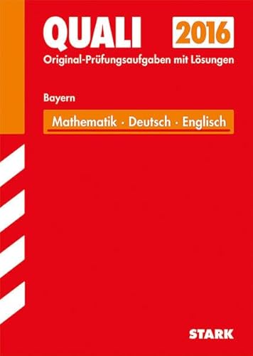 Beispielbild fr Quali Mittelschule Bayern - Mathematik, Deutsch, Englisch zum Verkauf von Buchpark