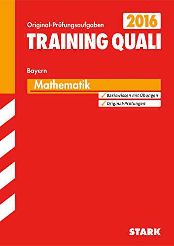 Beispielbild fr Training Quali Bayern - Mathematik A4 zum Verkauf von medimops