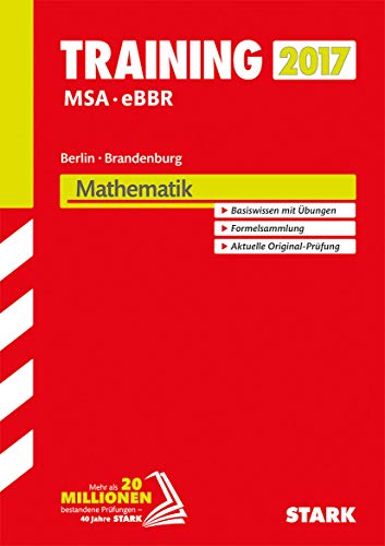 9783849021771: Training Mittlerer Schulabschluss Berlin/Brandenburg 2017 - Mathematik