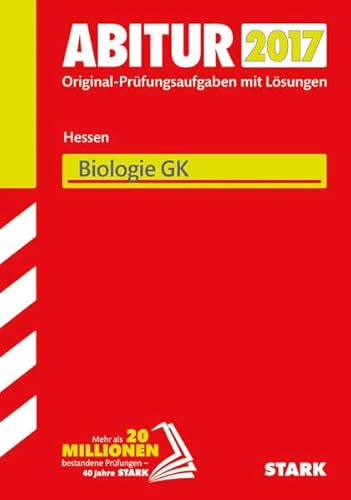 9783849023768: Abiturprfung Hessen 2017 - Biologie GK