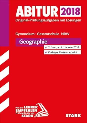 9783849028107: Abiturprfung Nordrhein-Westfalen 2018 - Geographie GK/LK