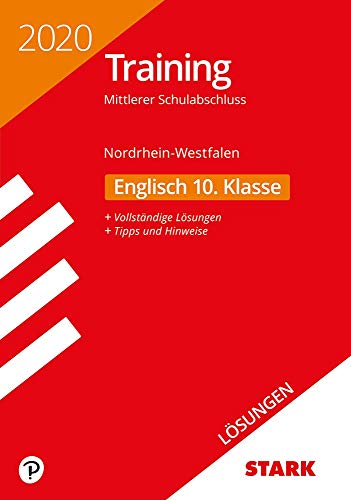 Beispielbild fr STARK Lsungen zu Training Mittlerer Schulabschluss 2020 - Englisch - NRW zum Verkauf von medimops