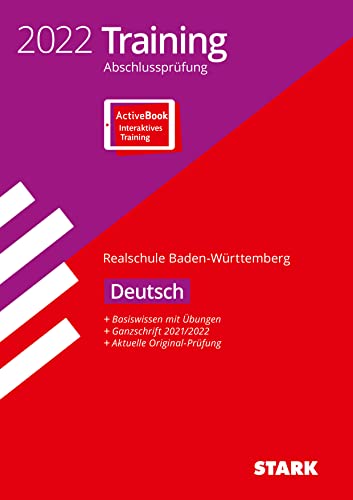 9783849050993: STARK Training Abschlussprfung Realschule 2022 - Deutsch - BaW