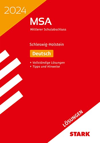 Beispielbild fr STARK Lsungen zu Original-Prfungen und Training MSA 2024 - Deutsch - Schleswig-Holstein zum Verkauf von GreatBookPrices