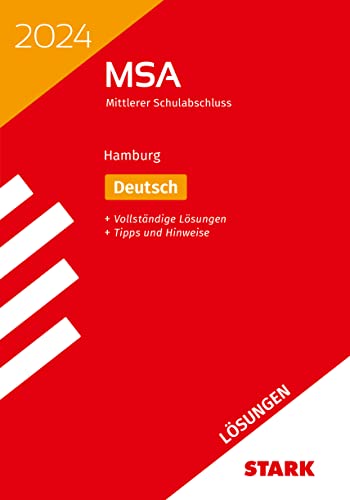 9783849057022: STARK Lsungen zu Original-Prfungen und Training MSA 2024 - Deutsch - Hamburg