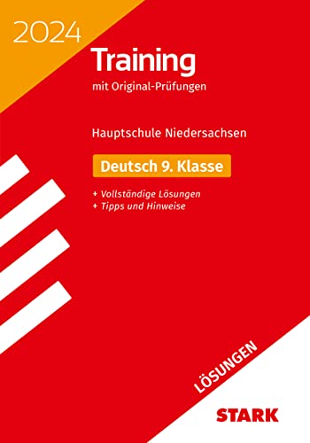 9783849057312: STARK Lsungen zu Original-Prfungen und Training Hauptschule 2024 - Deutsch 9. Klasse - Niedersachsen
