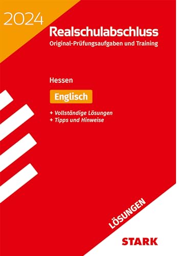 Imagen de archivo de STARK Lsungen zu Original-Prfungen und Training Realschulabschluss 2024 - Englisch - Hessen a la venta por GreatBookPrices