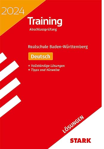 Beispielbild fr STARK Lsungen zu Training Abschlussprfung Realschule 2024 - Deutsch - BaW zum Verkauf von medimops