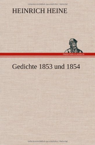 9783849108526: Gedichte 1853 und 1854