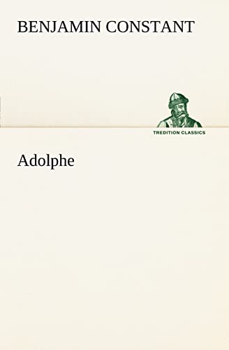 Beispielbild fr Adolphe zum Verkauf von medimops