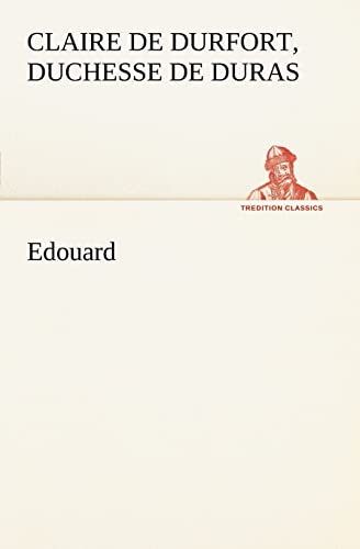 Stock image for Edouard (French Edition) for sale by GF Books, Inc.