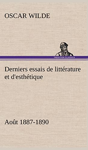 9783849140892: Derniers essais de littrature et d'esthtique: aot 1887-1890