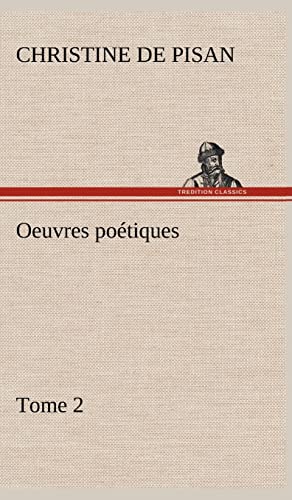 9783849145255: Oeuvres potiques Tome 2