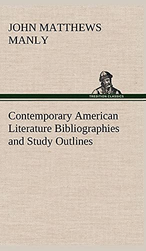 9783849163235: Contemporary American Literature Bibliographies and Study Outlines