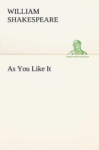 9783849166984: As You Like It (TREDITION CLASSICS)