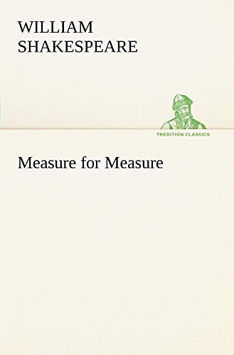 9783849167417: Measure for Measure (TREDITION CLASSICS)