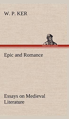 Stock image for Epic and Romance Essays on Medieval Literature for sale by Ria Christie Collections