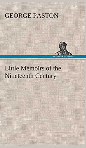 9783849522773: Little Memoirs of the Nineteenth Century