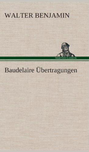 Beispielbild fr Baudelaire ?bertragungen zum Verkauf von Reuseabook