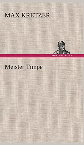 9783849535209: Meister Timpe