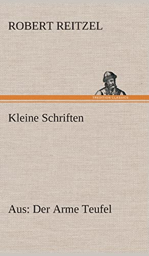 Beispielbild fr Kleine Schriften (German Edition) zum Verkauf von Ria Christie Collections