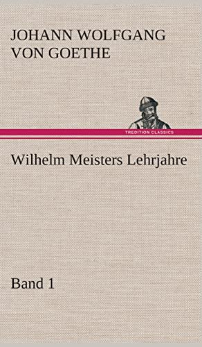 9783849548629: Wilhelm Meisters Lehrjahre - Band 1