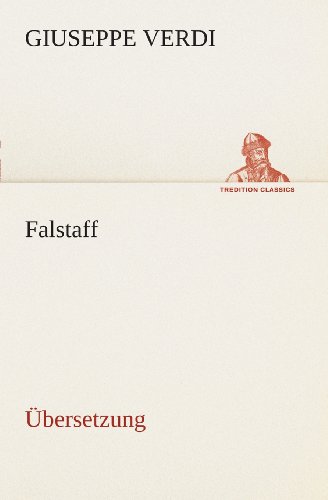 9783849559236: Falstaff: bersetzung