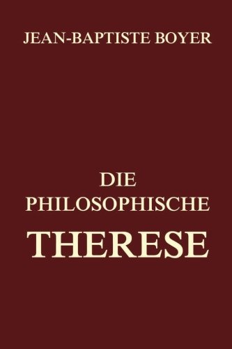 9783849685324: Die philosophische Therese