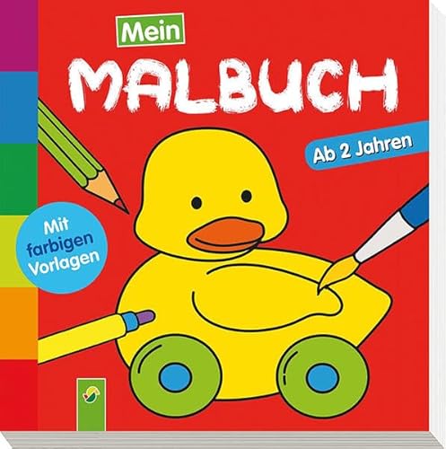 9783849901080: Mein erstes Malbuch: Ab 2 Jahren - Mit farbigen Vorlagen