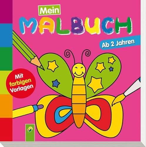 9783849904326: Mein erstes Malbuch (Schmetterling): Ab 2 Jahren - Mit farbigen Vorlagen