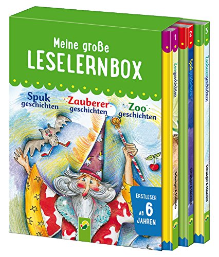 9783849905668: Meine groe Leselernbox - Zoogeschichten, Zauberergeschichten, Spukgeschichten: Empfohlen ab 6 Jahren