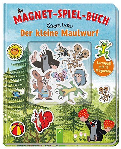 Stock image for Der kleine Maulwurf Magnet-Spiel-Buch: Lernspa mit 16 Magneten for sale by medimops