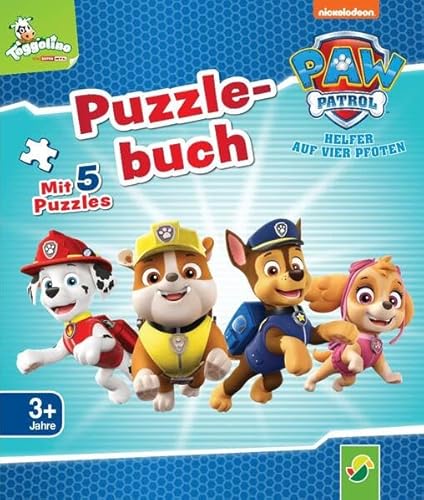 Stock image for Paw Patrol Puzzlebuch Helfer auf vier Pfoten mit 5 Puzzles for sale by medimops