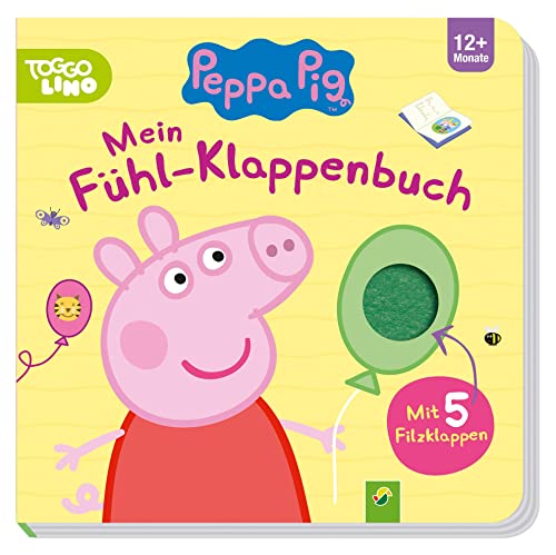 Stock image for Peppa Pig Mein Fhl-Klappenbuch: Pappebuch mit 5 Filzklappen fr Kinder ab 12 Monaten for sale by medimops