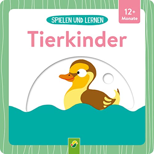 Stock image for Spielen und Lernen ? Tierkinder: Stabiles Pappbilderbuch mit tollen Schiebeelementen. Ab 12 Monaten for sale by medimops