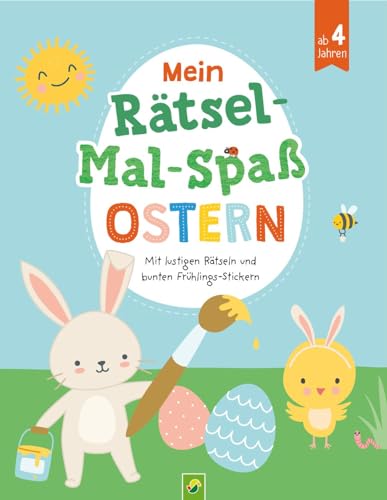 Stock image for Mein Rtsel-Mal-Spa Ostern Fr Kinder ab 4 Jahren for sale by GreatBookPrices