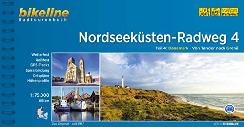 Stock image for Bikeline Radtourenbuch, Nordseeksten-Radweg Teil 4: Dnemark. Von Tonder nach Skagen, 1 : 75 000, 560 km, wetterfest/reifest; GPS-Tracks Download for sale by medimops
