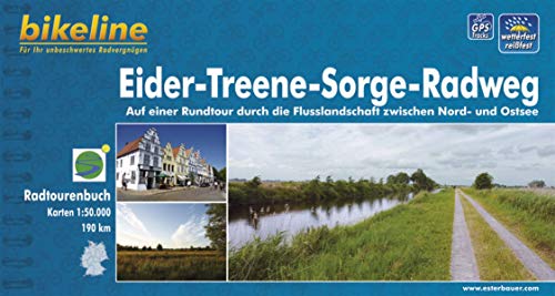 Eider-Treene-Sorge-Radweg: Auf Einer Rundtour Durch Die Flusslandschaft Zwischen Nord- Und Ostsee. Wetterfest Und Reißfest. 1 : 50.000 - Bikeline
