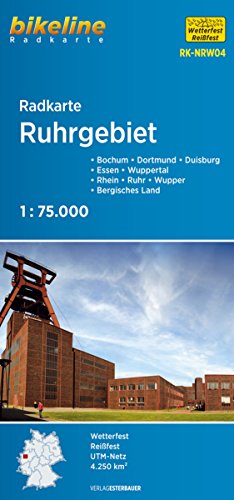 9783850002868: Ruhrgebiet Cycle Map (2019): Bochum - Dortmund - Duisburg - Essen - Rhein - Ruhr - Wupper - Wuppertal