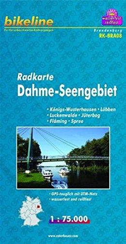 Beispielbild fr Bikeline Radkarte Dahme-Seengebiet 1 : 75 000, wasserfest und reifest, GPS-tauglich mit UTM-Netz zum Verkauf von medimops