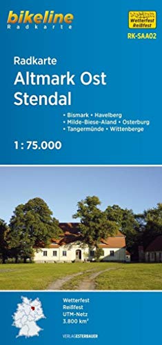 Beispielbild fr Bikeline Radkarte Deutschland: Altmark Ost, Stendal, Wittenberge, Havelberg, Osterburg, Tangermnde, Elbe, Milde-Biese-Aland, RK-SAA02. 1:75.000, wasserfest/reifest, GPS-tauglich mit UTM-Netz zum Verkauf von medimops