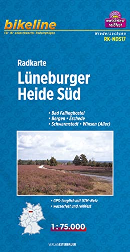 9783850003513: Luneburger Heide South Cycle Map