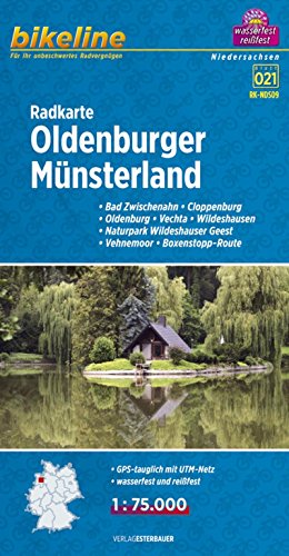 9783850003803: Oldenburger Munsterland Cycling Map (2014)
