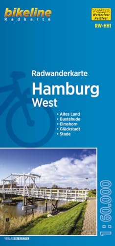 Beispielbild fr Hamburg West (RW-HH1): Mastab 1:60.000, wetter- und reifest (bikeline Radwanderkarte) zum Verkauf von medimops