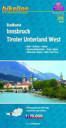 9783850004084: Innsbruck - Tiroler Unterland West Cycle Map (2014)