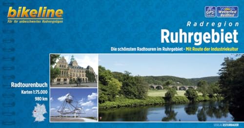 Beispielbild fr Bikeline Radatlas Ruhrgebiet: Die schnsten Radtouren im Ruhrgebiet. Mit Route der Industriekultur. Radtourenbuch 1 : 75 000 zum Verkauf von medimops